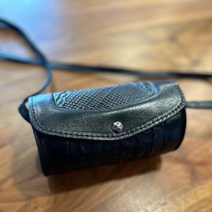 Patricia Nash Leather Barrel Crossbody Bag